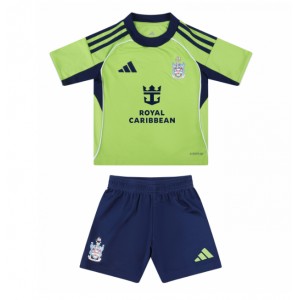 Fulham Jalkapallovaatteet Lasten Vieraspeliasu 2025-26 Lyhythihainen (+ Lyhyet housut)